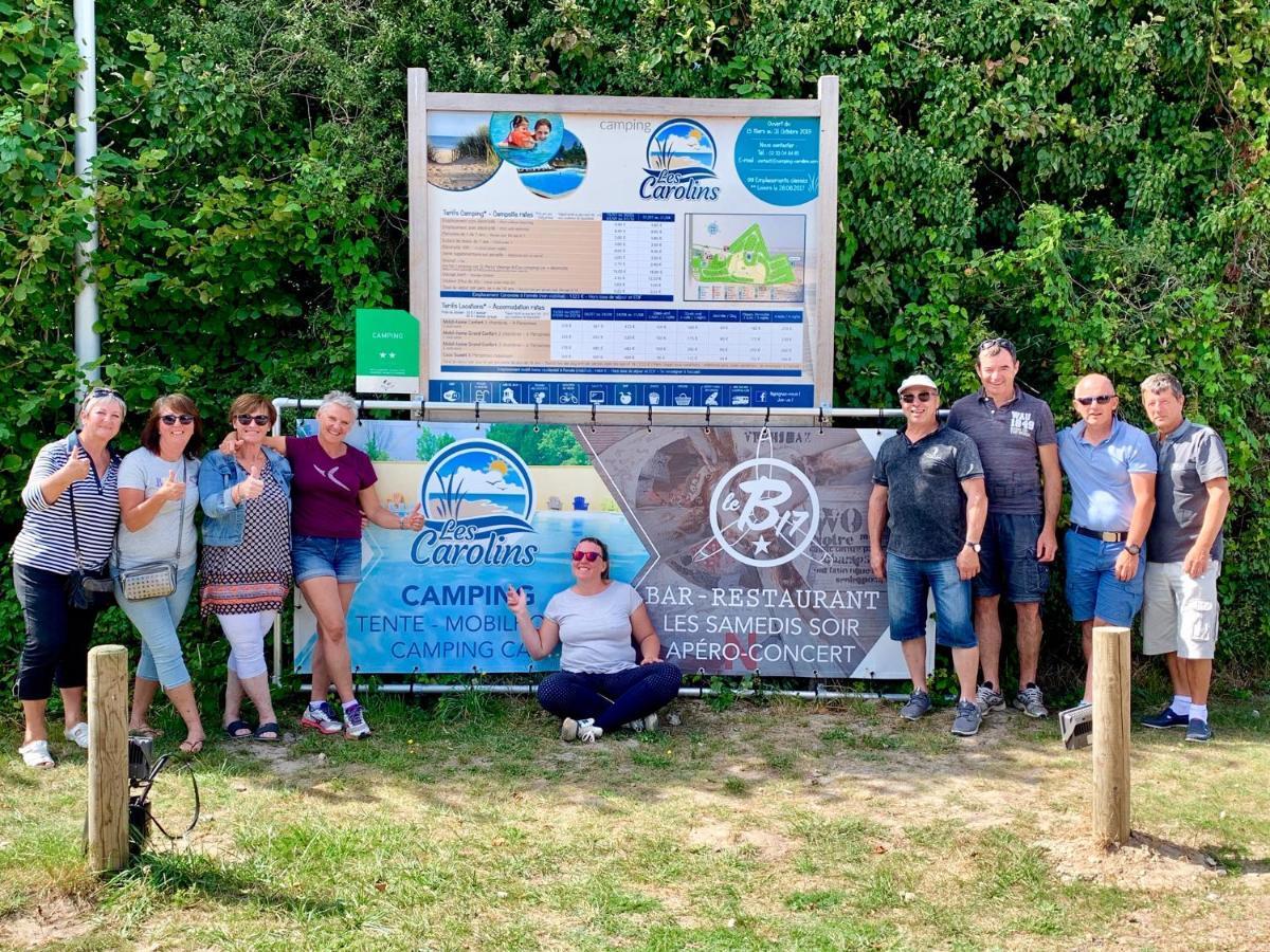 Camping Les Carolins Saint-Lo-d'Ourville Exterior foto
